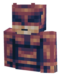 Blue skin: bust render