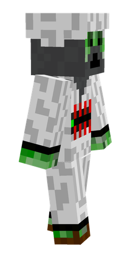 Black skin: body, right side render