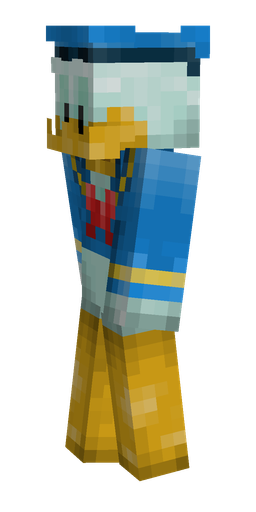 Blue skin: body, left side render