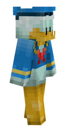 Blue skin: body, right side render