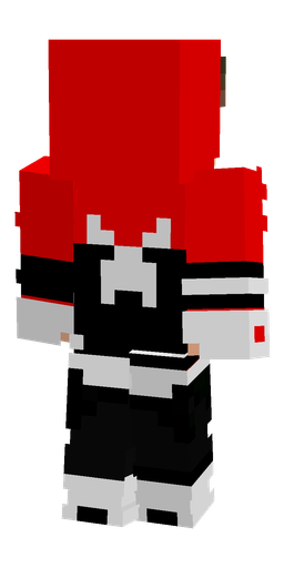 Black skin: body, back render