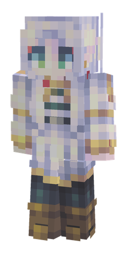 Blue skin: body, front render