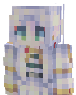 Blue skin: bust render