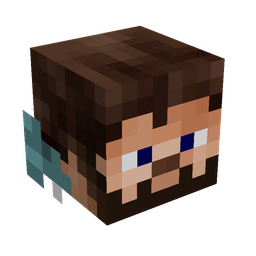 Black skin: head render