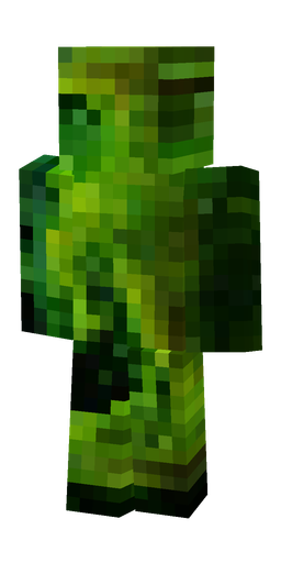 Black skin: body, back render