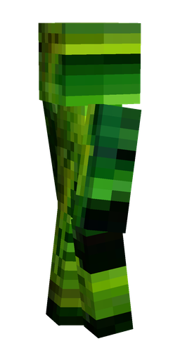 Black skin: body, left side render