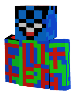 Blue skin: bust render