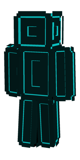 Black skin: body, front render