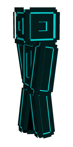 Black skin: body, left side render