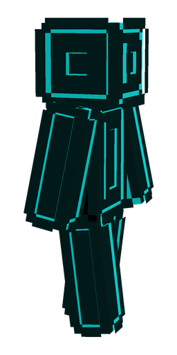 Black skin: body, right side render