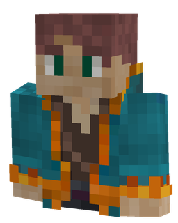 Blue skin: bust render