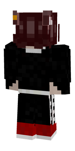 Black skin: body, back render