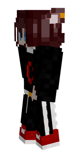 Black skin: body, left side render