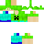 Blue skin: raw texture render