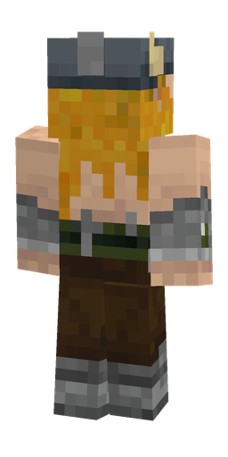 Brown skin: body, back render