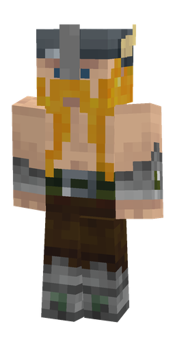 Brown skin: body, front render