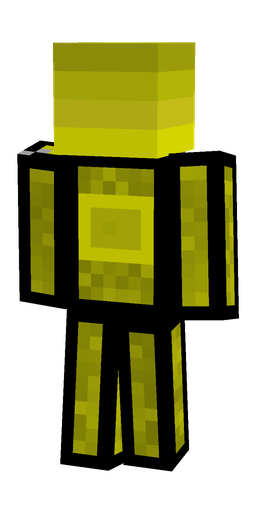 Black skin: body, back render