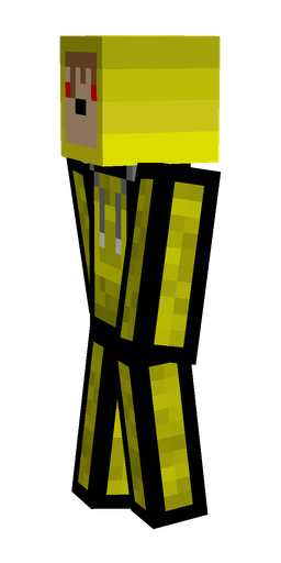 Black skin: body, left side render