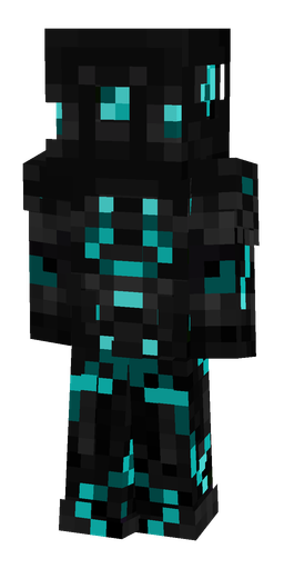 Black skin: body, back render