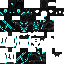 Black skin: raw texture render