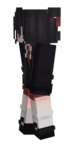 Black skin: body, left side render