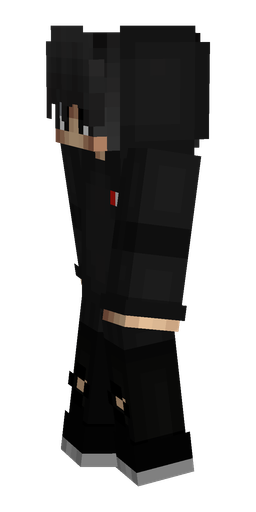 Black skin: body, left side render