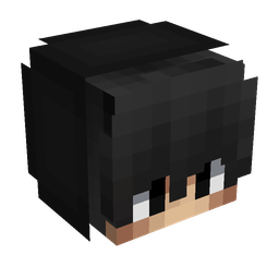 Black skin: head render