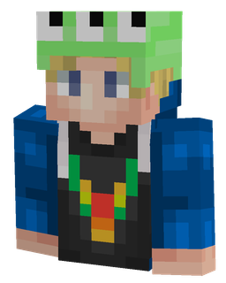 Blue skin: bust render