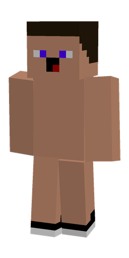 Black skin: body, front render