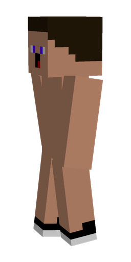 Black skin: body, left side render