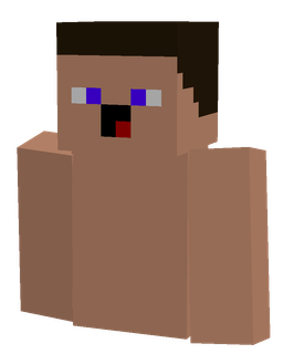 Black skin: bust render