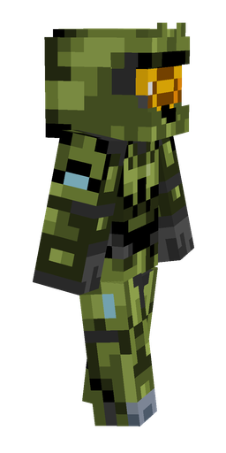 Black skin: body, right side render