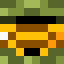 Black skin: face render