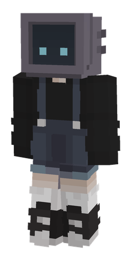 Black skin: body, front render