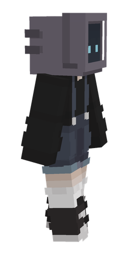 Black skin: body, right side render