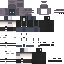 Black skin: raw texture render