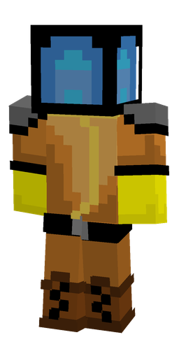 Black skin: body, front render