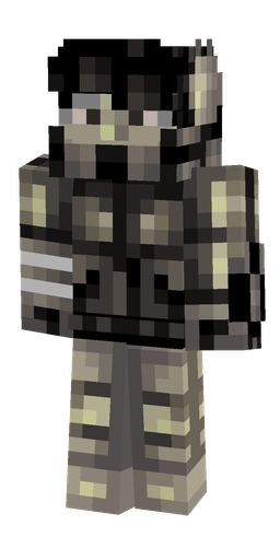 Black skin: body, front render