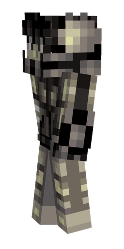 Black skin: body, left side render