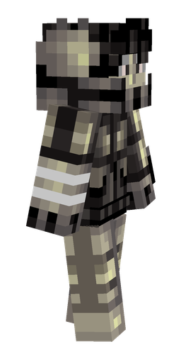 Black skin: body, right side render