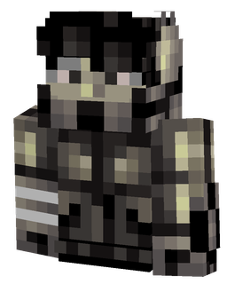 Black skin: bust render
