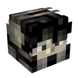 Black skin: head render