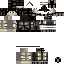Black skin: raw texture render