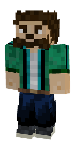 Black skin: body, front render