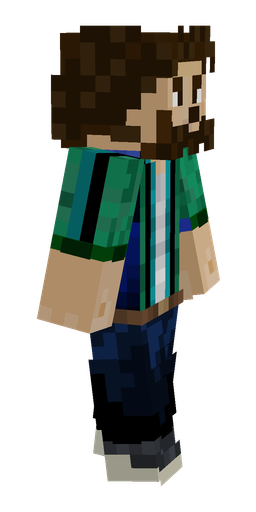 Black skin: body, right side render