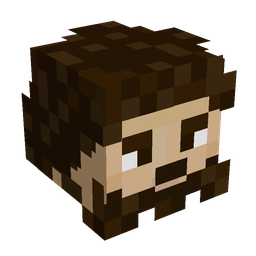 Black skin: head render