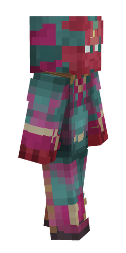 Blue skin: body, right side render