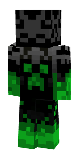 Black skin: body, back render
