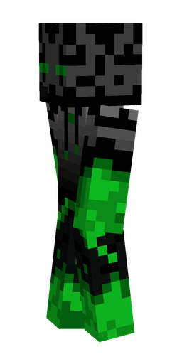 Black skin: body, left side render