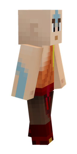 Brown skin: body, right side render